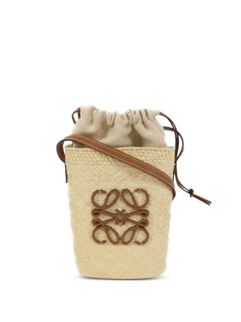 Loewe Pre-Owned Iraca Palm Anagram shoulder bag