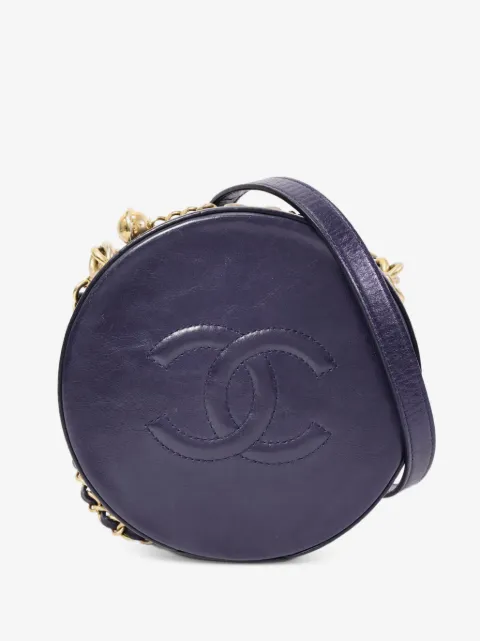 CHANEL Pre-Owned CC round leather crossbody bag