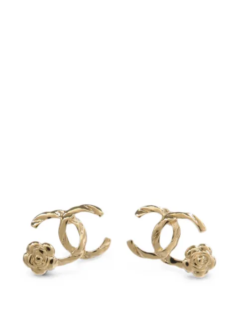 CHANEL Pre-Owned CC Camellia earrings