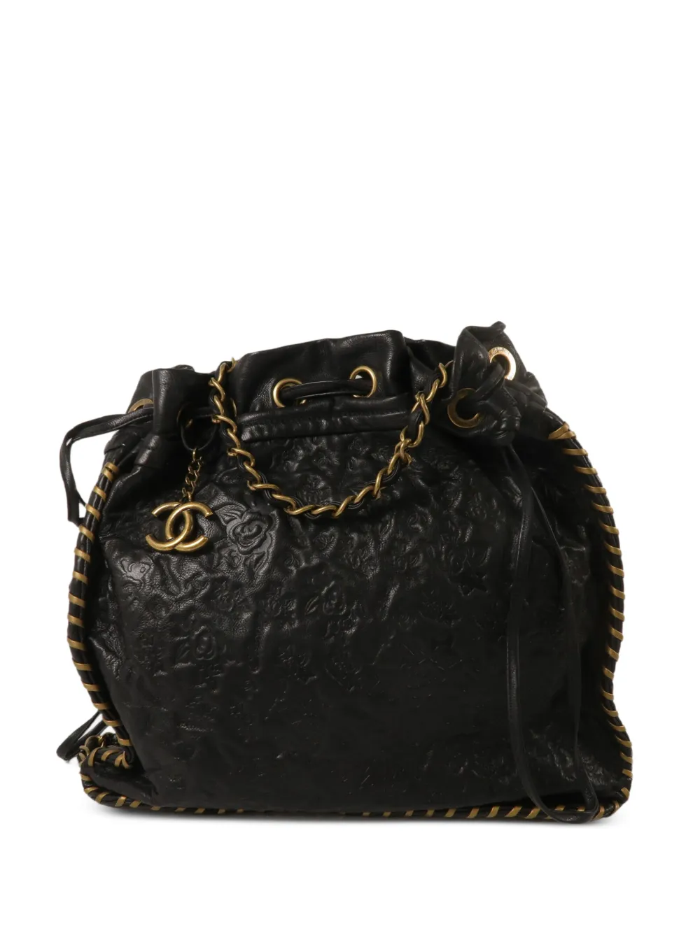 CHANEL Pre-Owned Borsa a spalla CC con catena - Nero