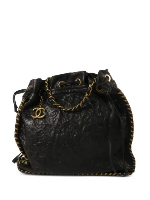 CHANEL Pre-Owned ^ bolsa de hombro con cadena y logo CC
