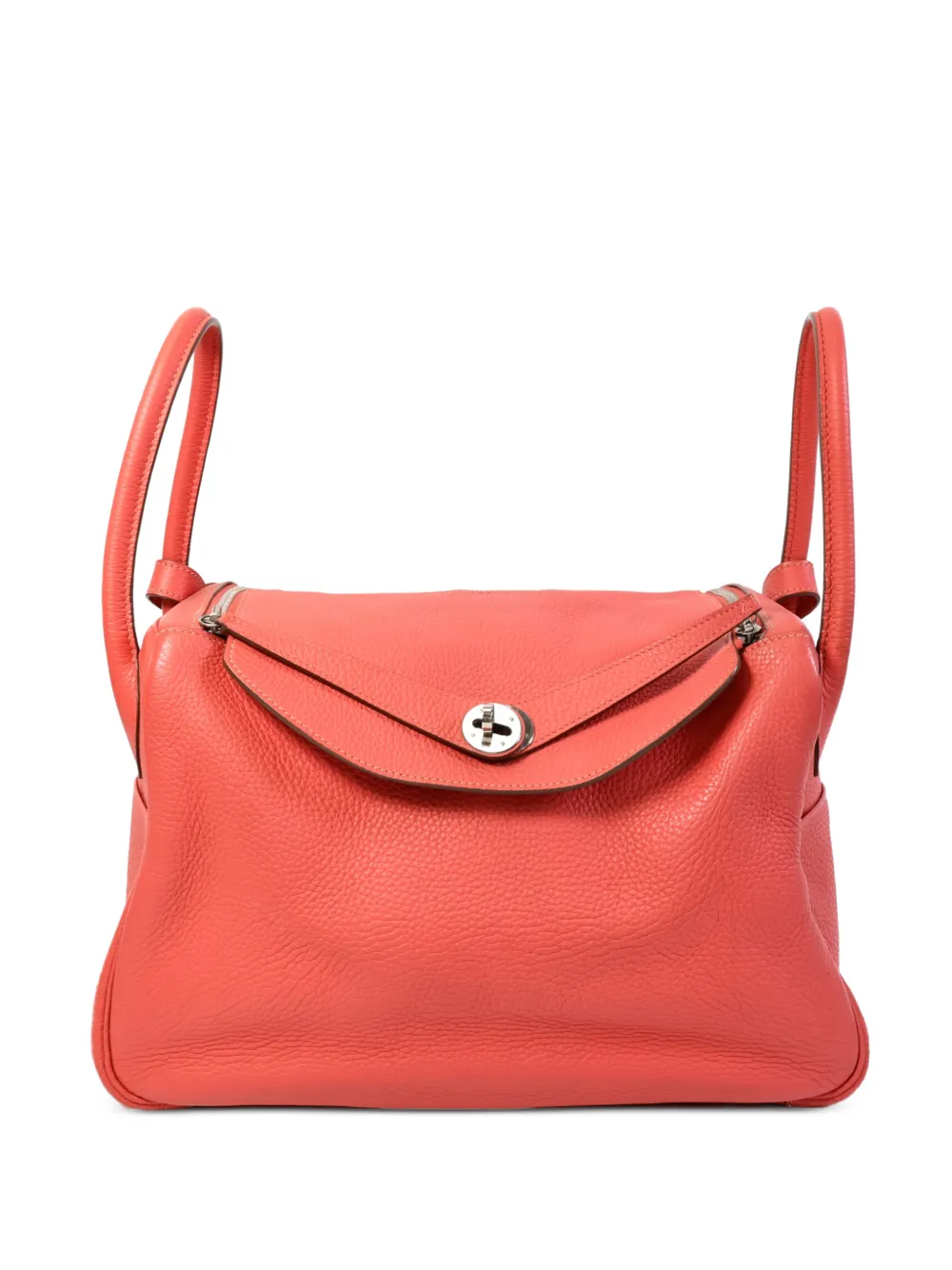 Hermès Pre-Owned Borsa a spalla Lindy in pelle 34 - Rosso