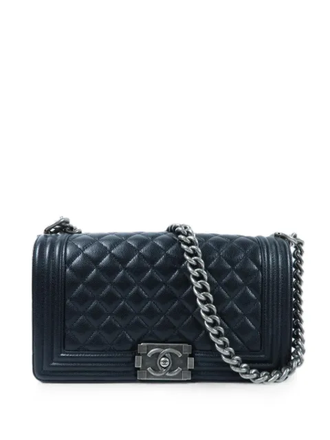 CHANEL Pre-Owned Boy 25 quilted shoulder bag