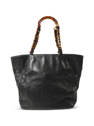 CHANEL Pre-Owned ココマーク ハンドバッグ | ブラック | FARFETCH JP