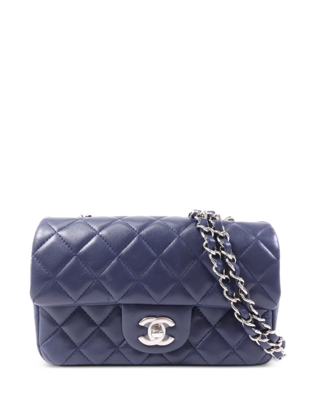 CHANEL Pre-Owned Mini Classic shoulder bag - Blue
