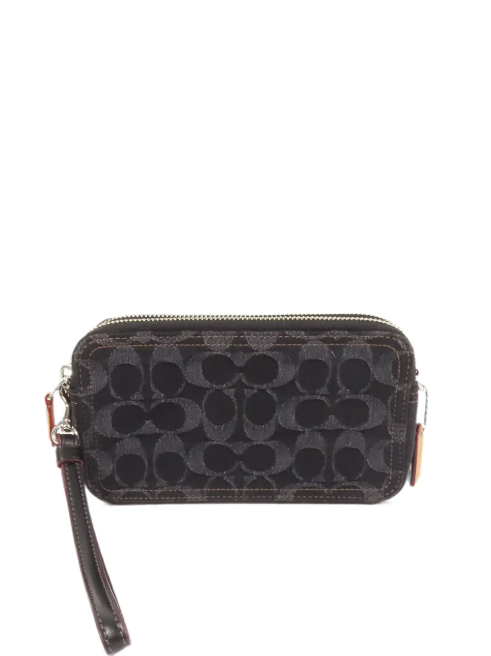 Coach Vintage logo-detail clutch bag - Blue