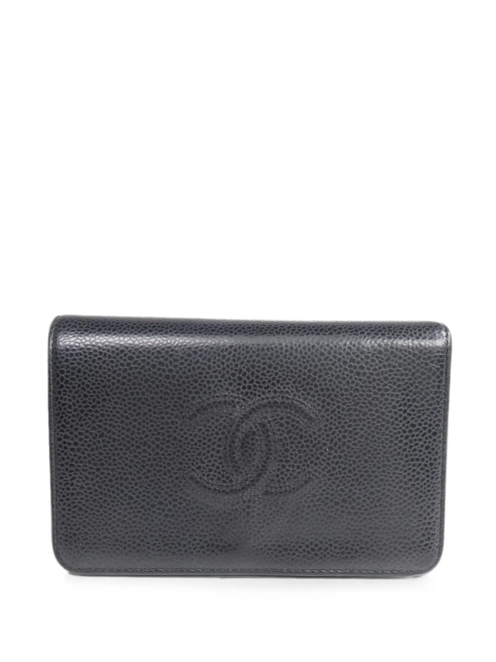 CHANEL Pre-Owned CC-stitched wallet - Nero