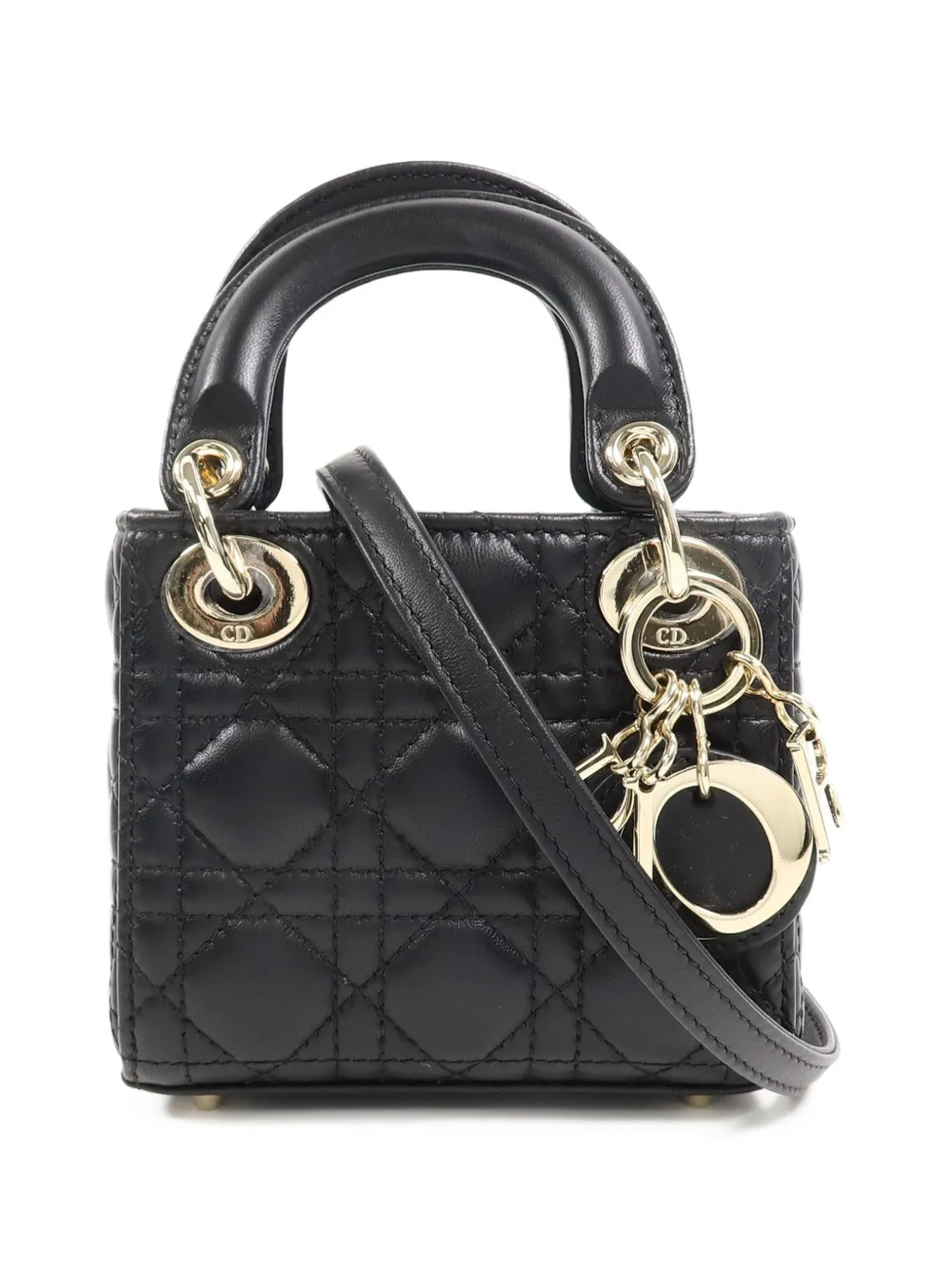 Christian Dior Pre-Owned Borsa tote Lady Dior micro - Nero