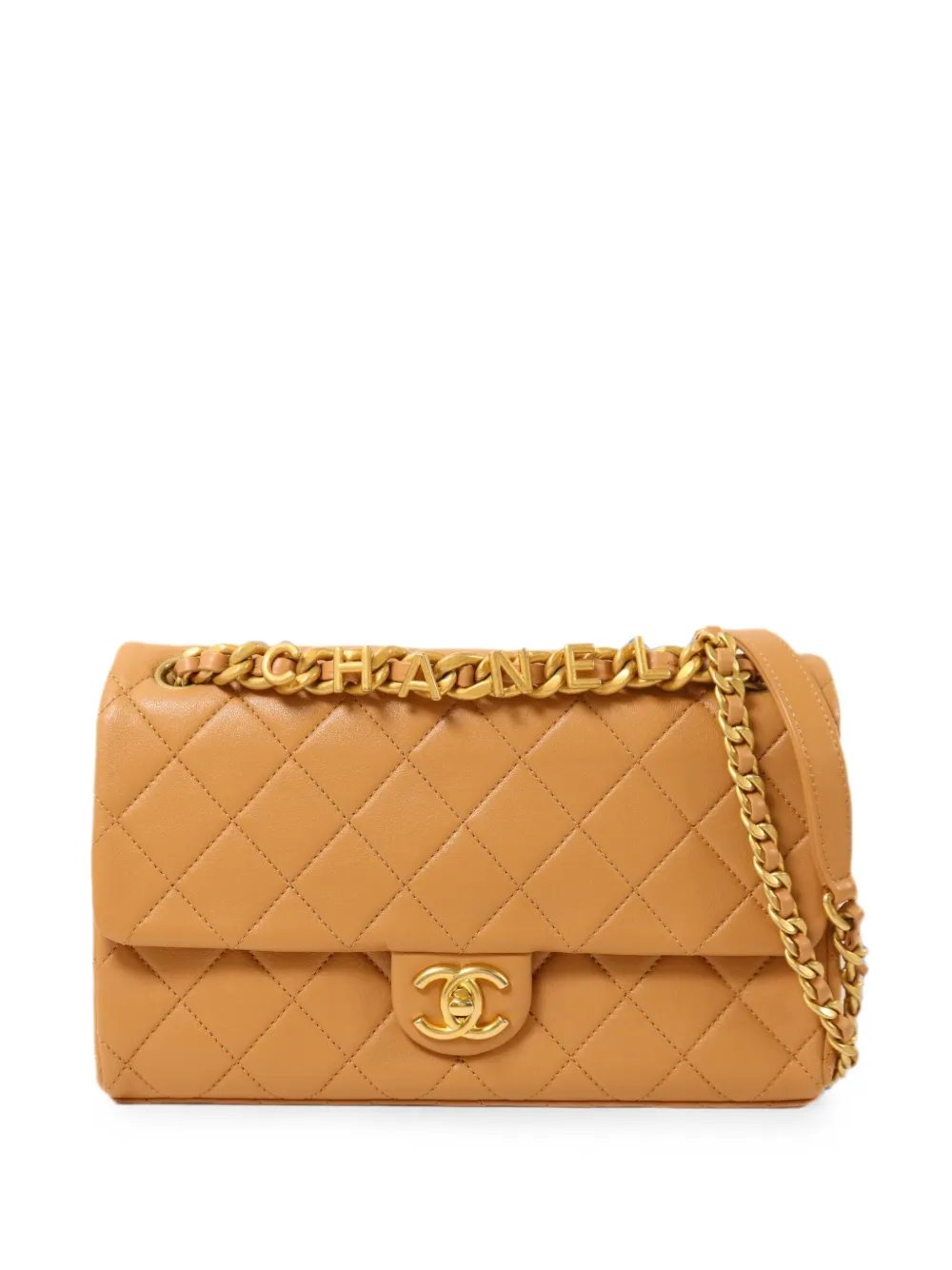 CHANEL Pre-Owned quilted CC turn-lock shoulder bag - Toni neutri
