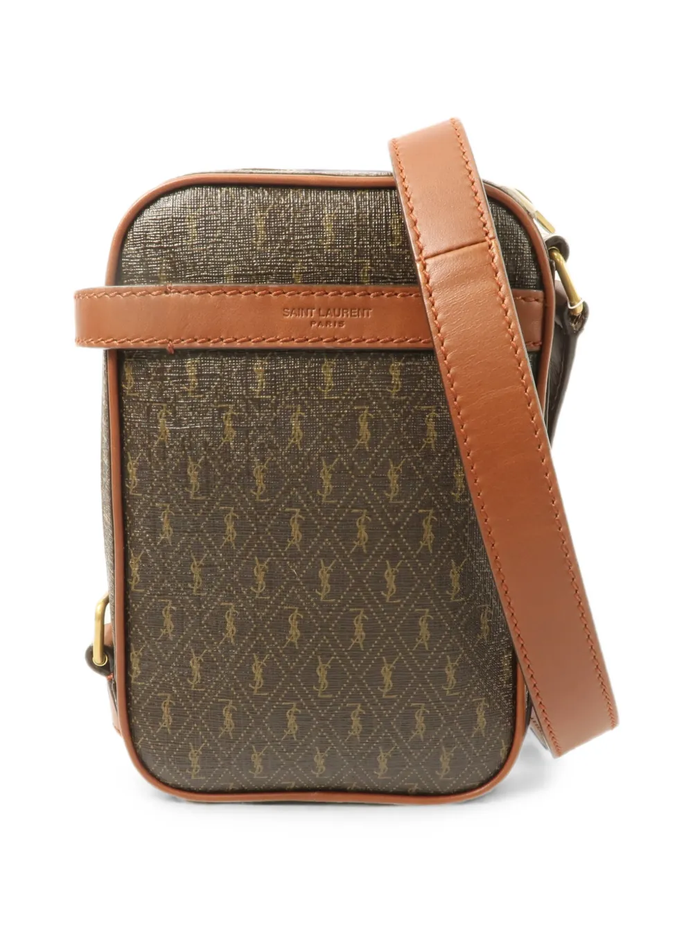 Saint Laurent Pre-Owned Borsa a tracolla Le Monogramme - Marrone