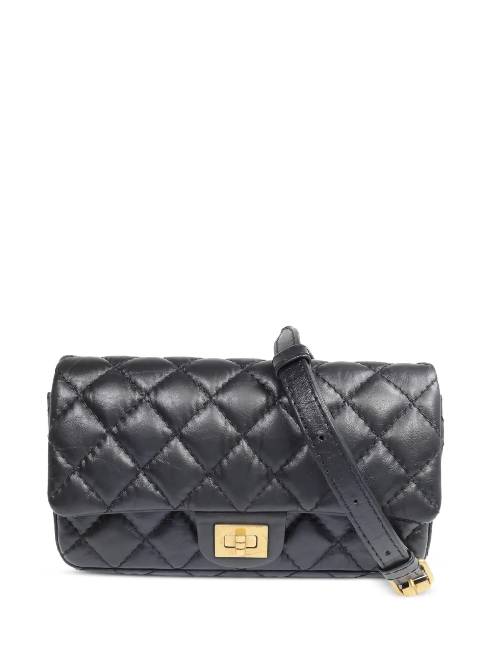 CHANEL Pre-Owned 2.55 belt bag - Black