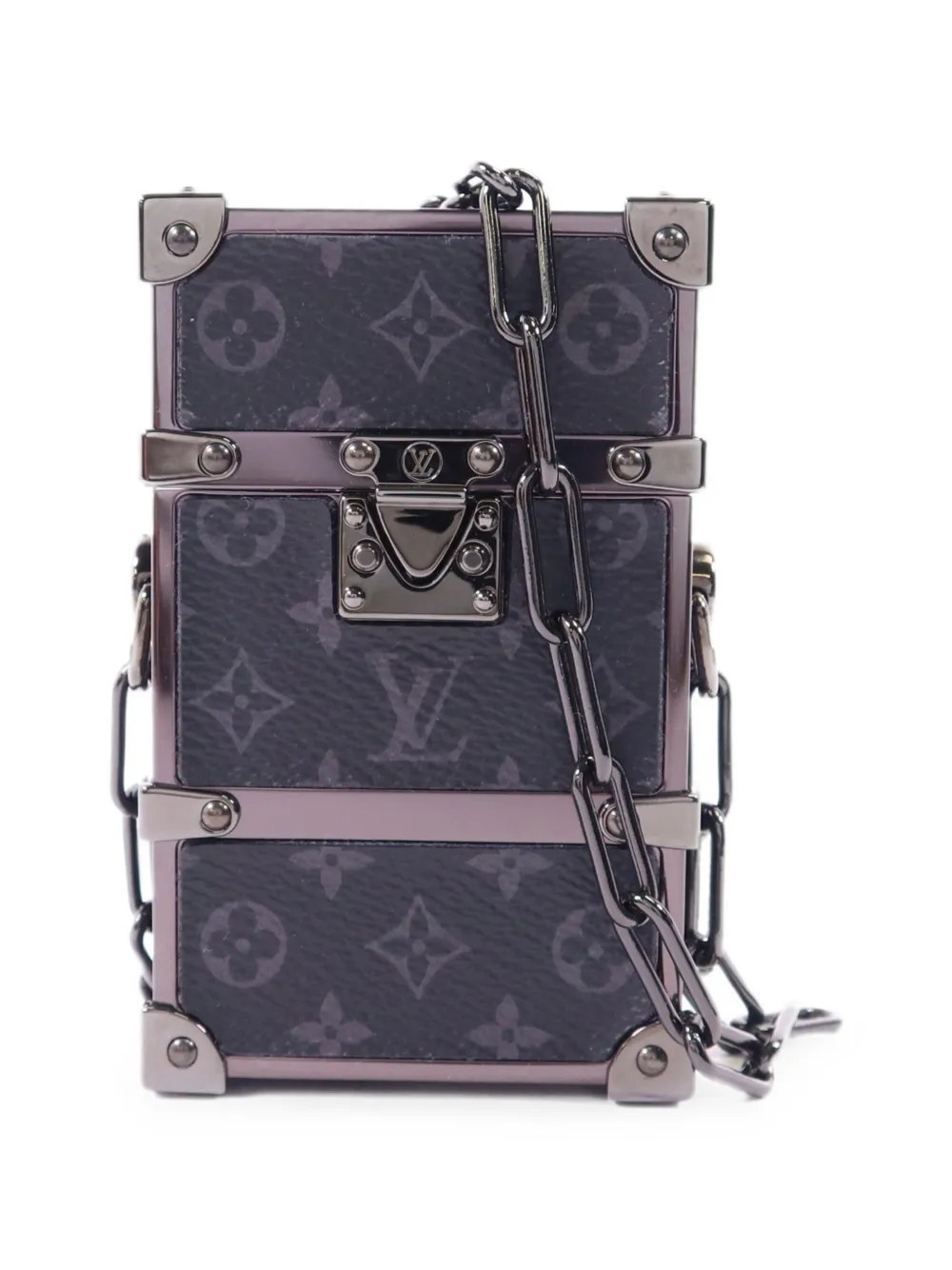 Louis Vuitton Pre-Owned Monogram Eclipse Trunk Box shoulder bag - Nero
