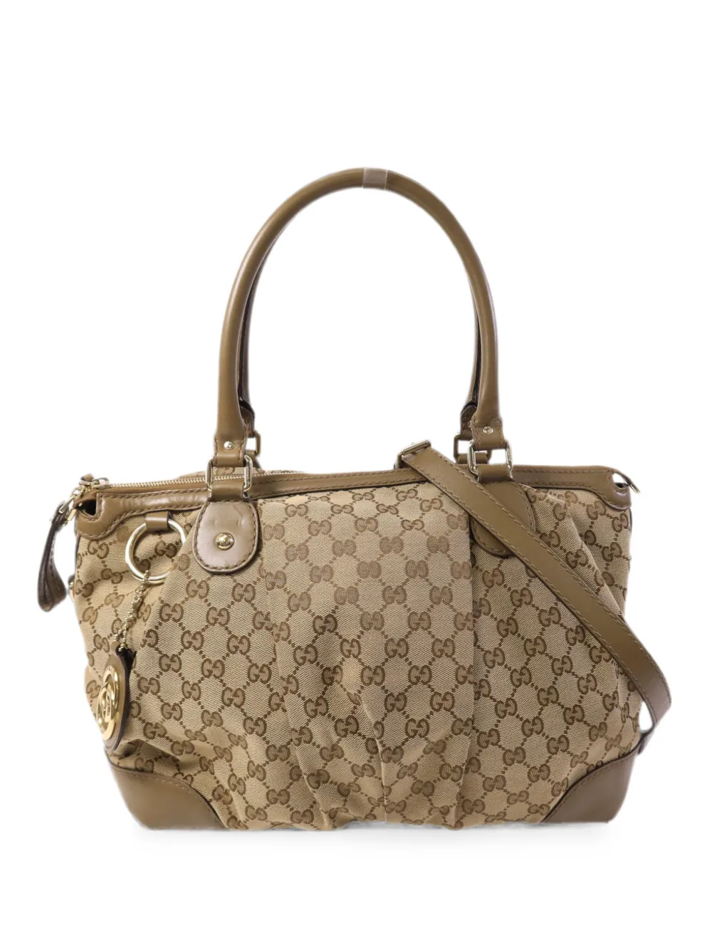 Gucci Pre-Owned GG Canvas shoulder bag - Toni neutri