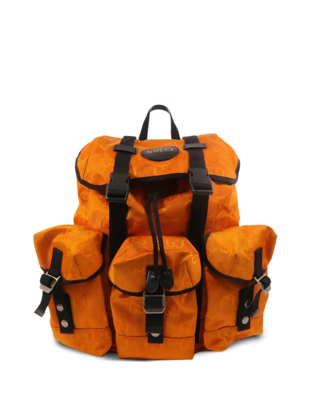 Gucci Pre-Owned Zaino Off the Grid con motivo GG - Arancione