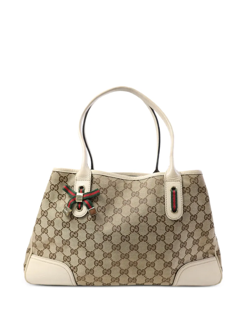 Gucci Pre-Owned Schultertasche aus GG Canvas - Nude
