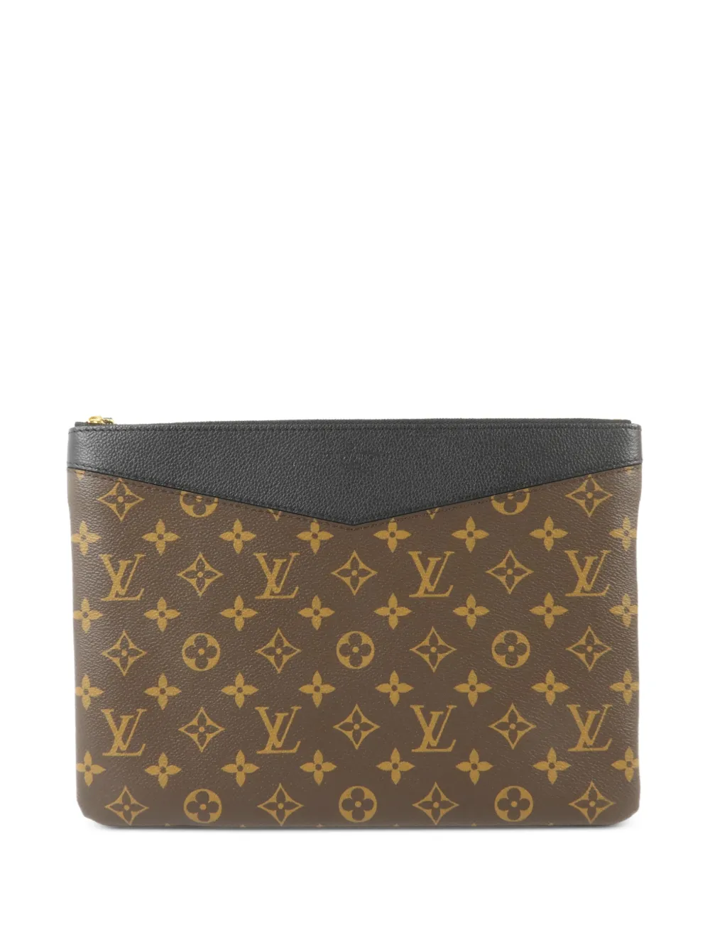 Louis Vuitton Pre-Owned Clutch Daily Pouch con monogramma - Marrone