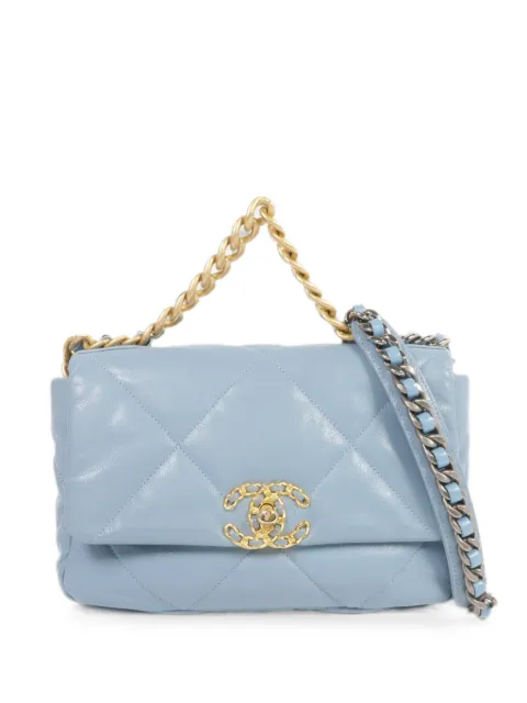 CHANEL Pre-Owned C19 CC turn-lock shoulder bag
