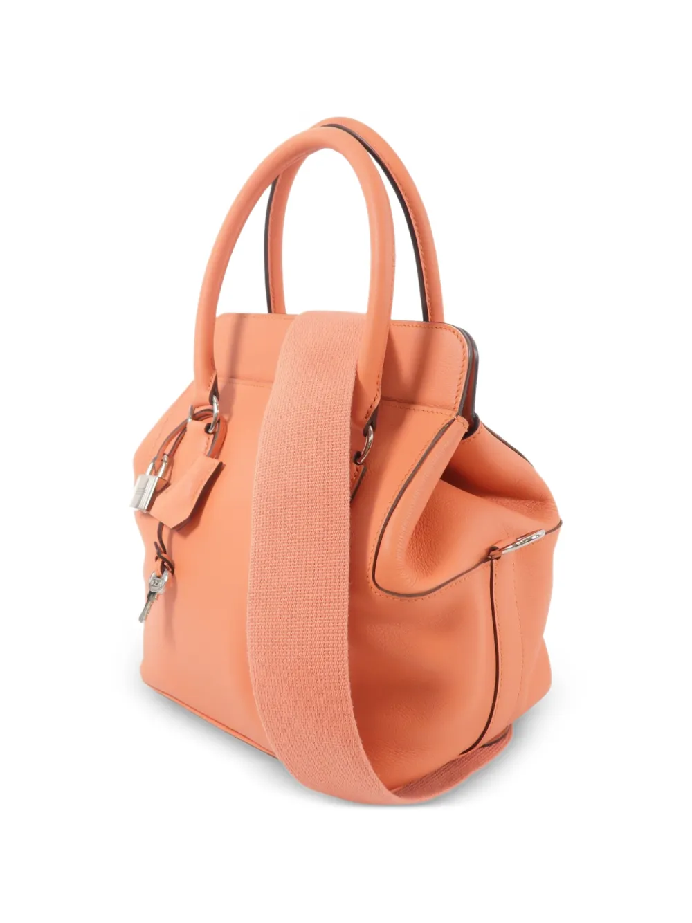 Hermès Pre-Owned 20 Toolbox leren schoudertas Oranje