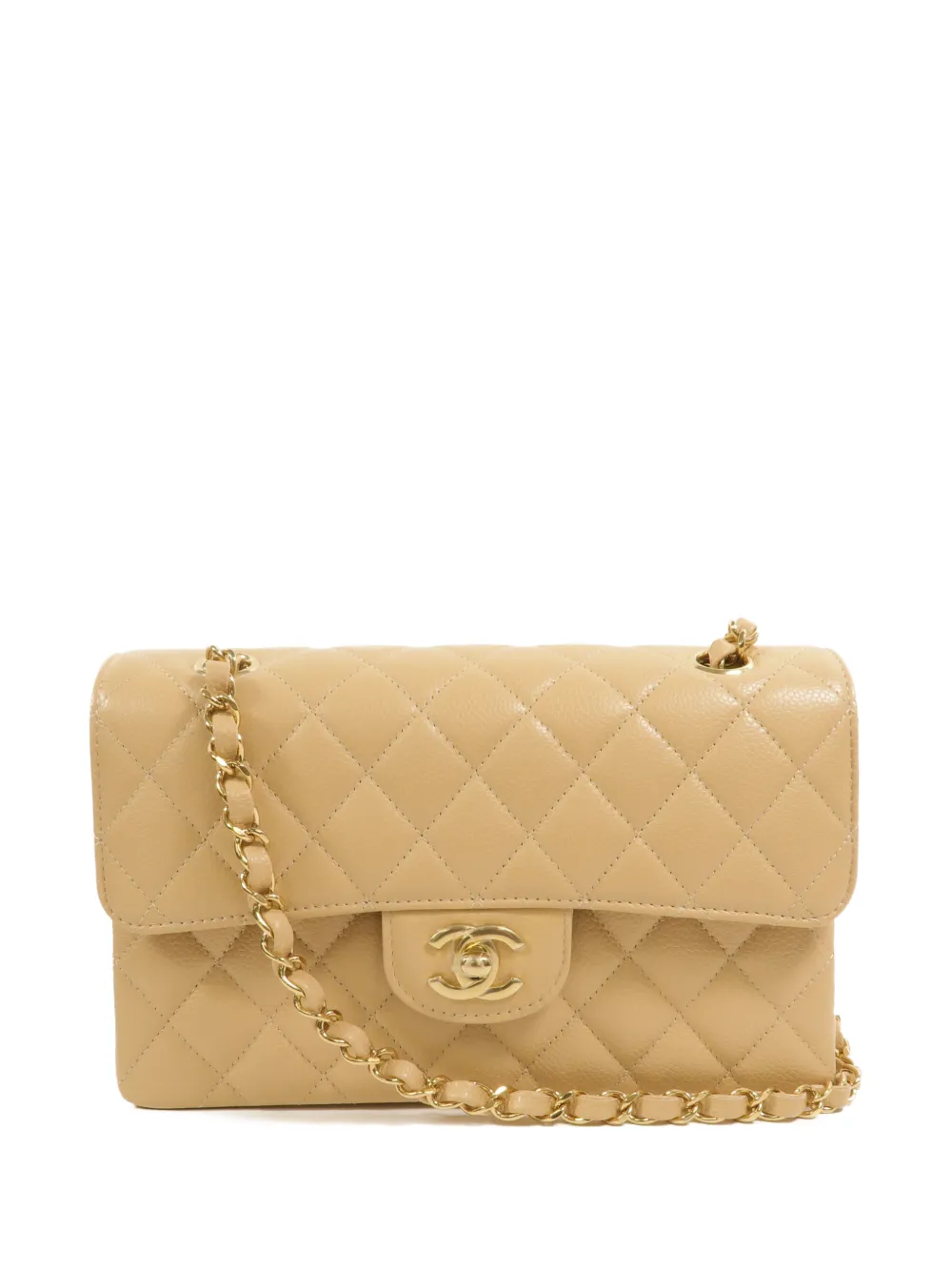 CHANEL Pre-Owned Classic 23 turn-lock shoulder bag - Neutrals
