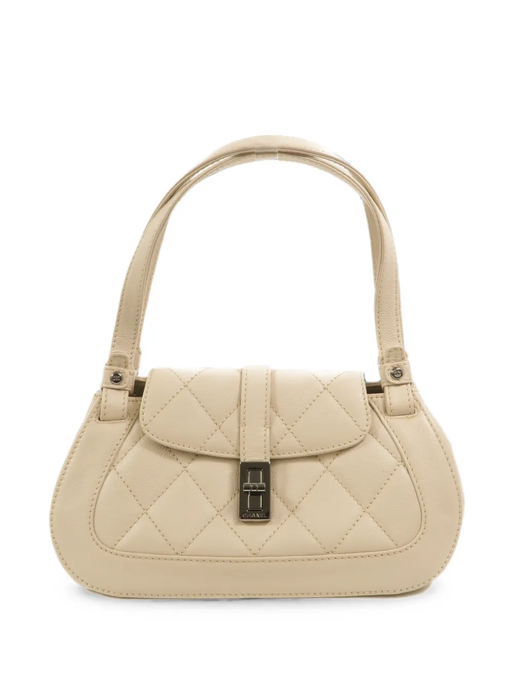CHANEL Pre-Owned Mademoiselle quilted tote bag - White