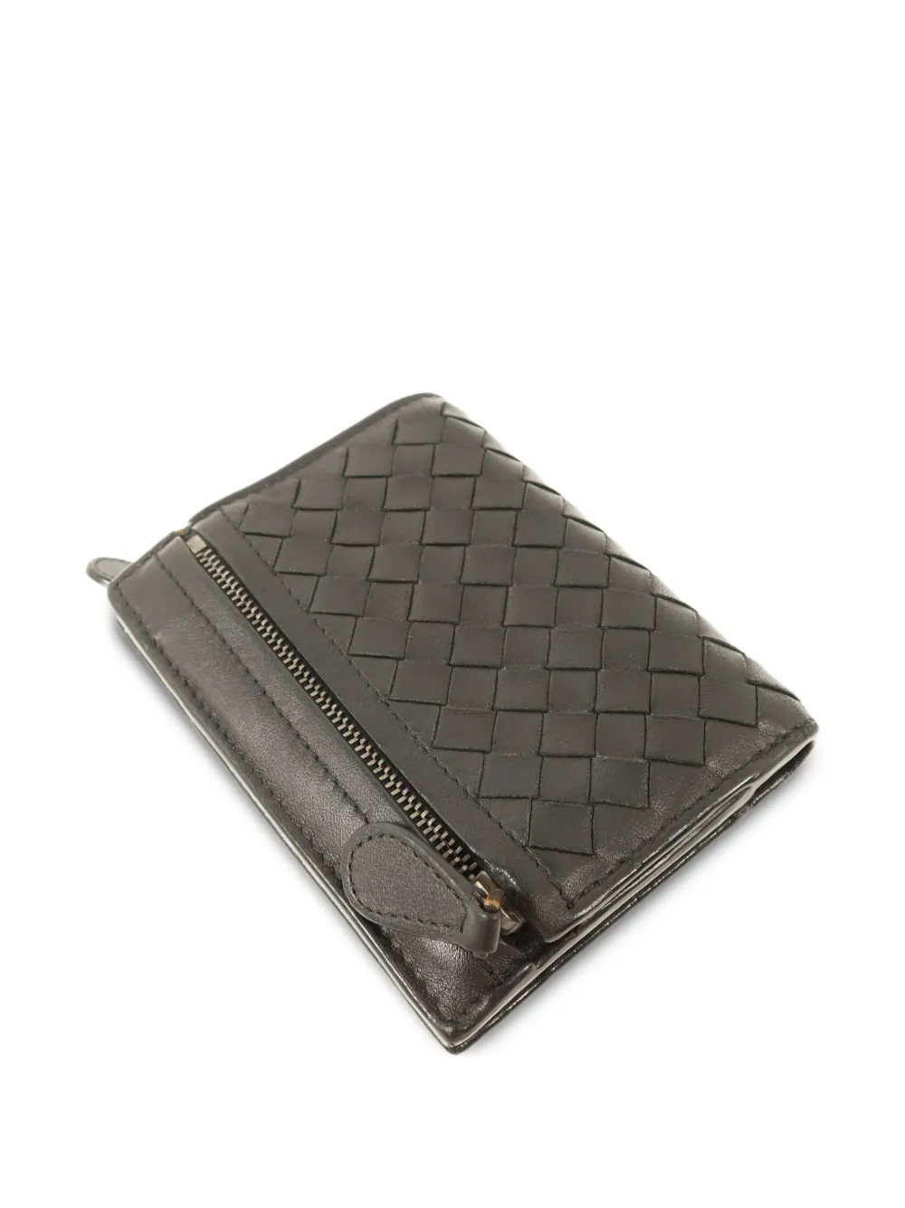 Bottega Veneta Pre-Owned Intrecciato portemonnee Zwart