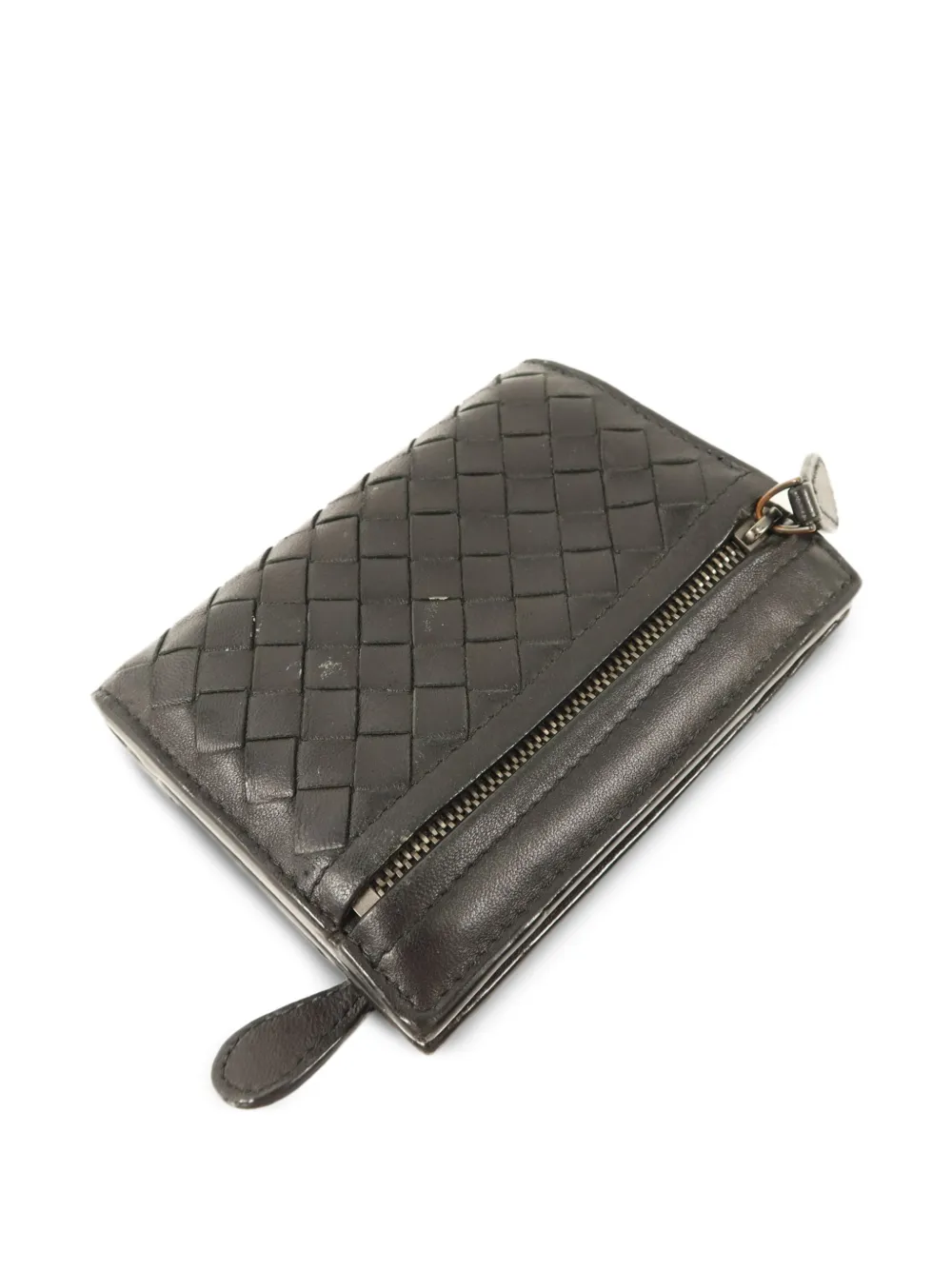Bottega Veneta Pre-Owned Intrecciato portemonnee Zwart