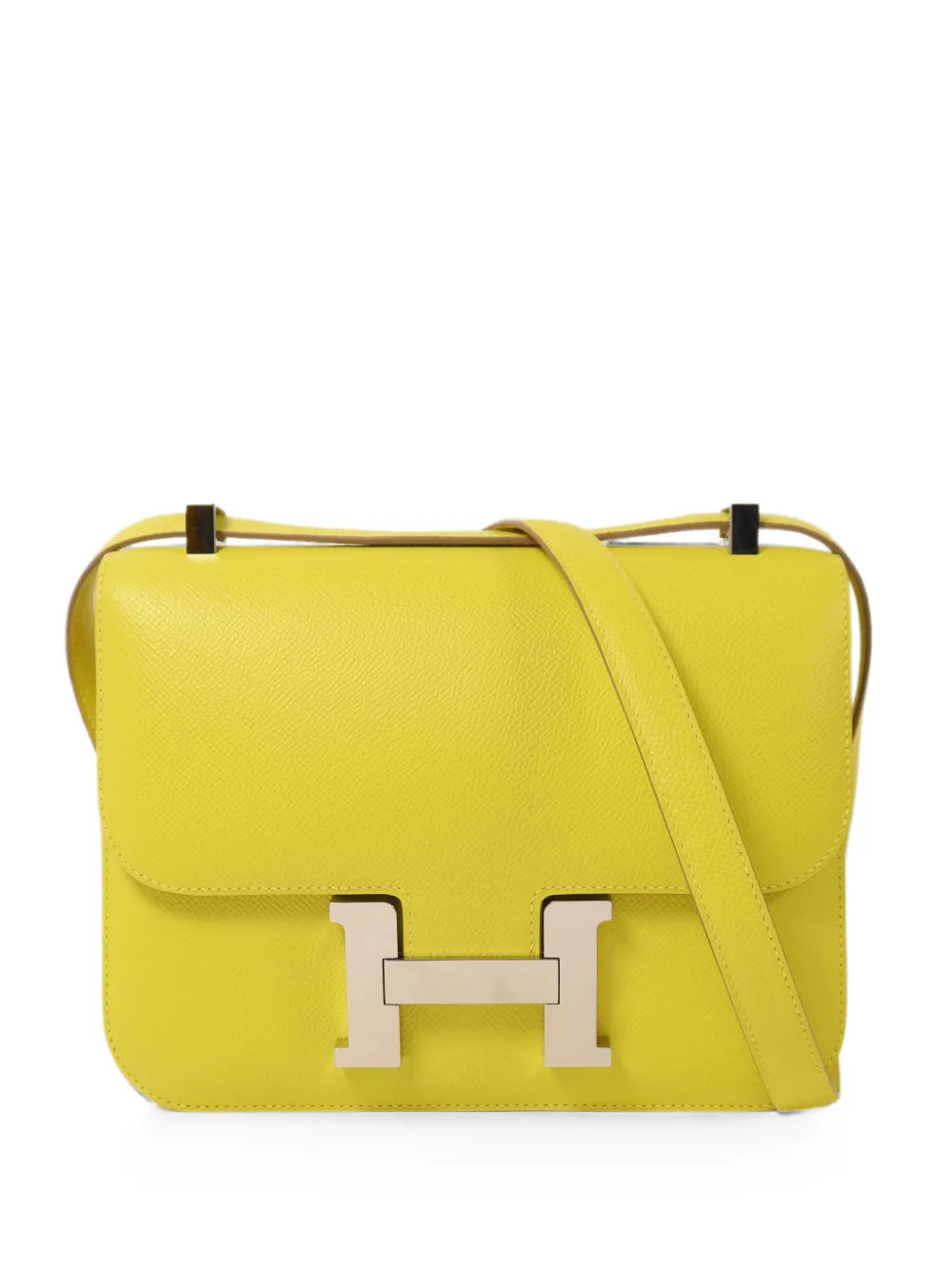 Hermès Pre-Owned Constance Schultertasche 24cm - Gelb