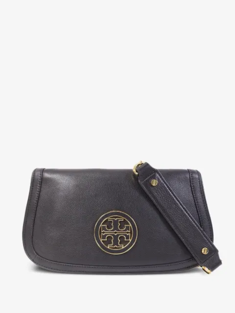 Tory Burch Amanda logo-plaque clutch bag