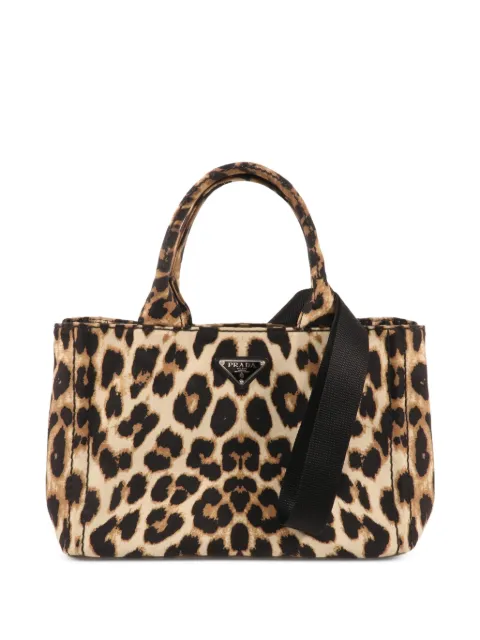 Prada Pre-Owned leopard-print tote bag
