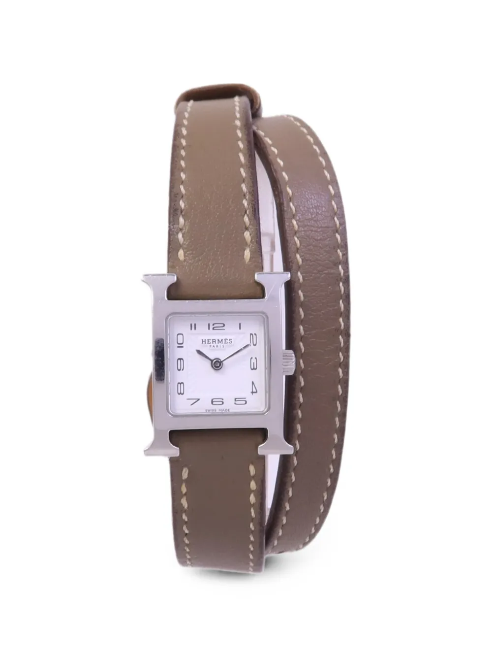Hermès Pre-Owned Orologio Heure H 17mm - Bianco
