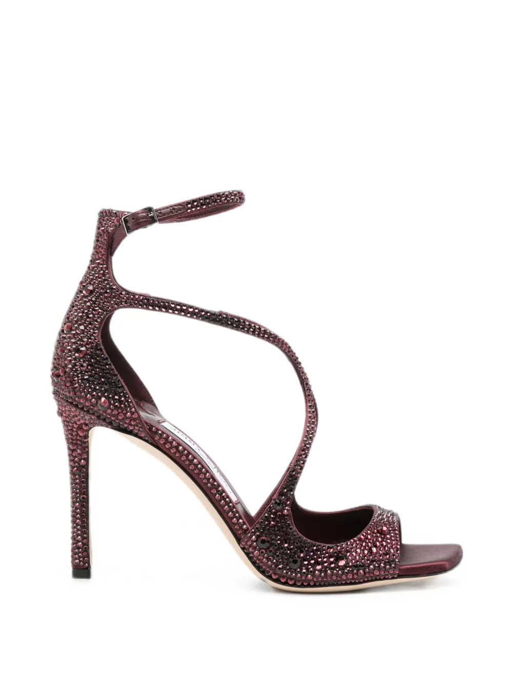 Jimmy Choo Azia crystal-embellished sandals Paars