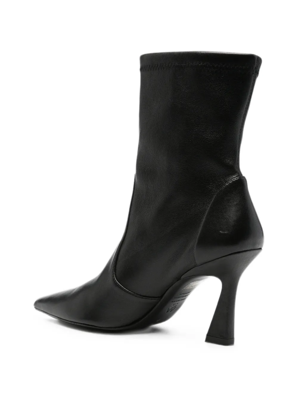 Stuart Weitzman Vinnie pointed-toe ankle boots Zwart