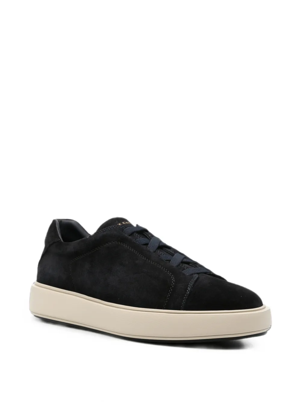 Officine Creative Slouch suede sneakers Blauw