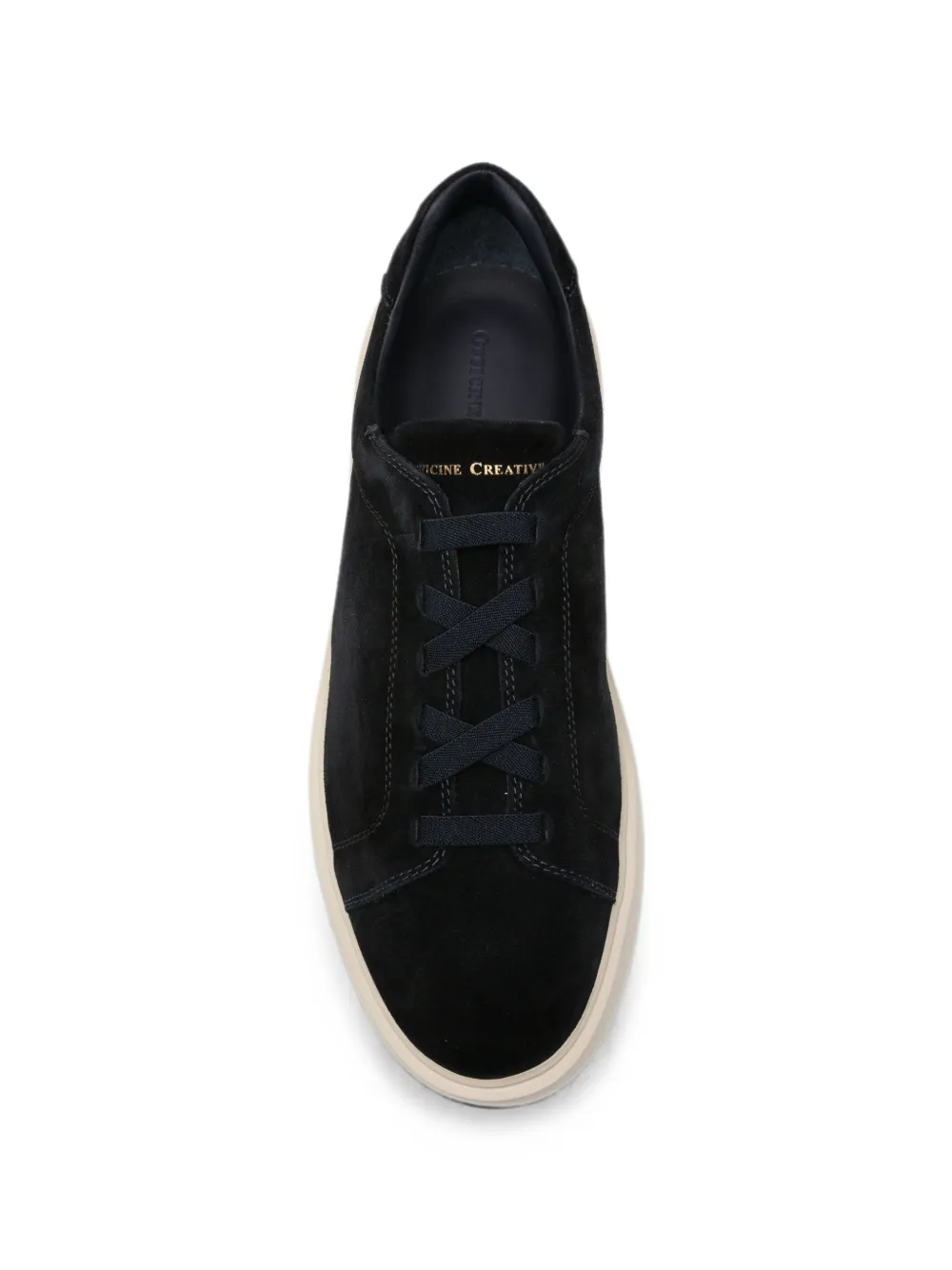 Officine Creative Slouch suede sneakers Blauw