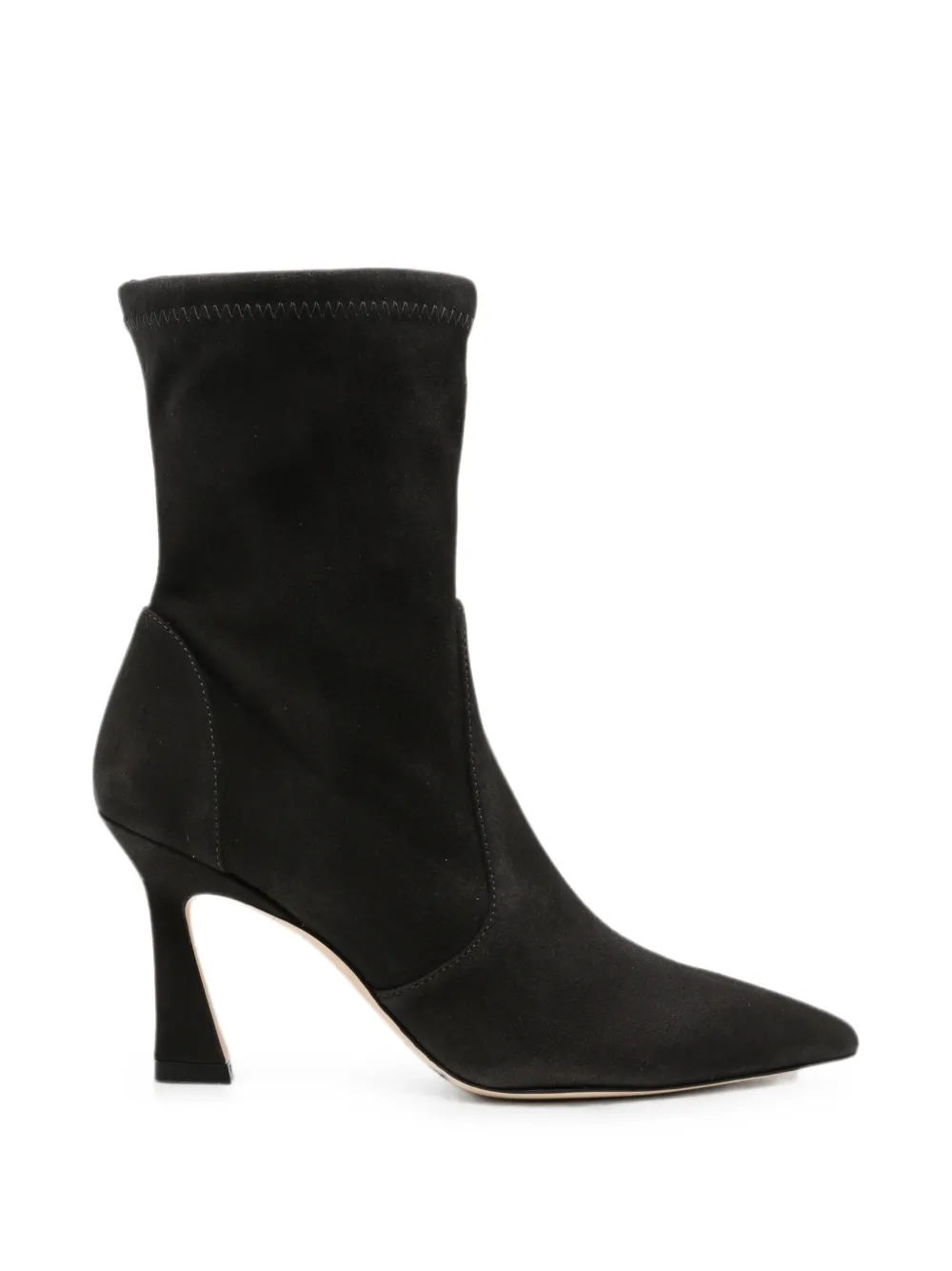 Stuart Weitzman Vinnie pointed-toe ankle boots Zwart