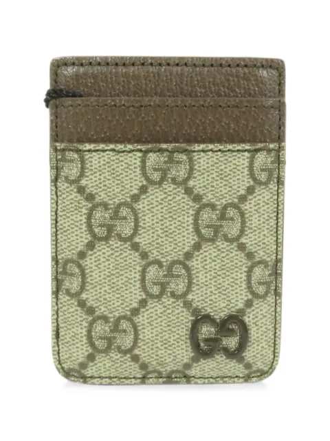 Gucci Pre-Owned GG Supreme card case