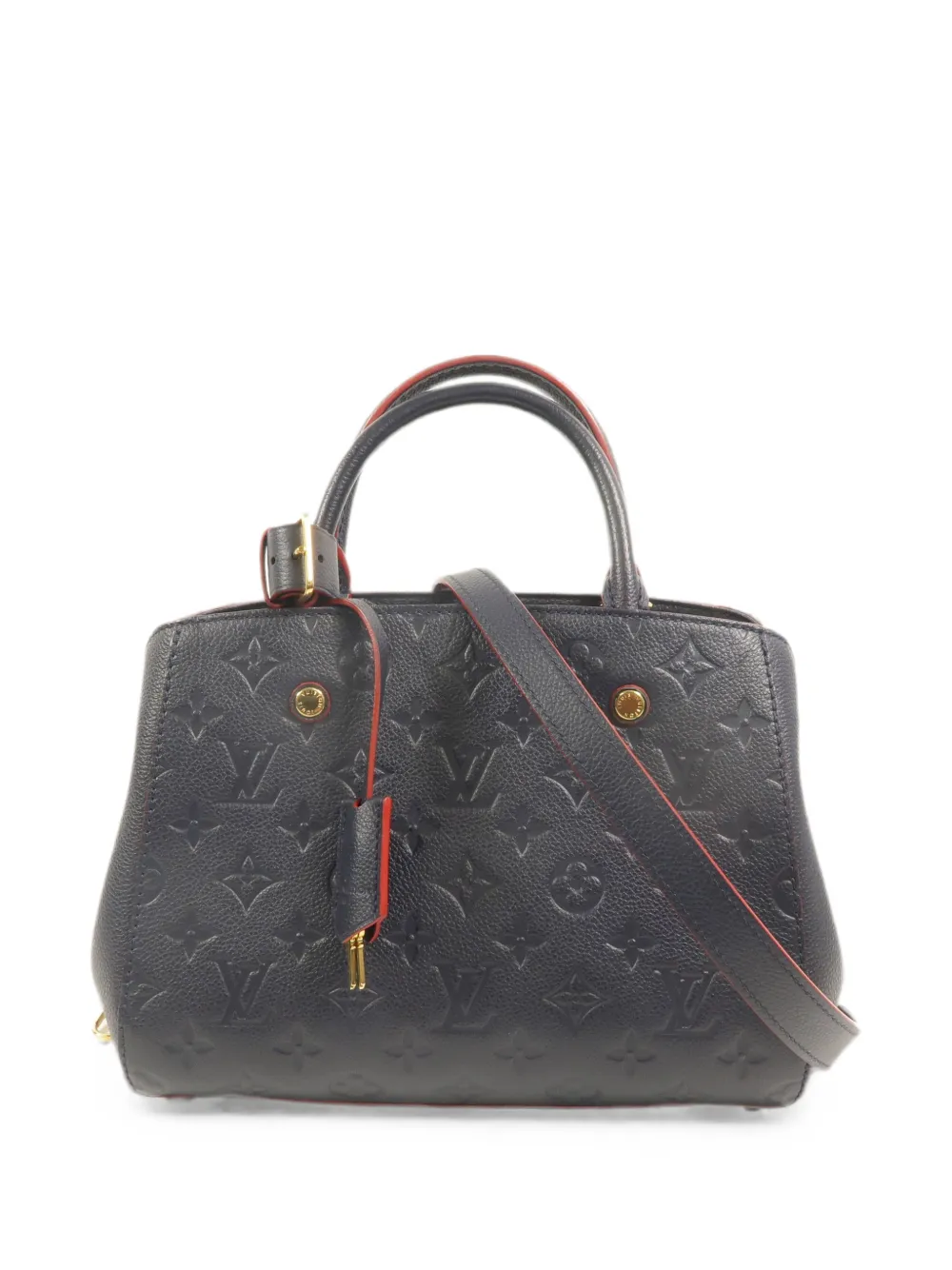 Louis Vuitton Pre-Owned Monogram Empreinte Montaigne BB tote bag - Blue