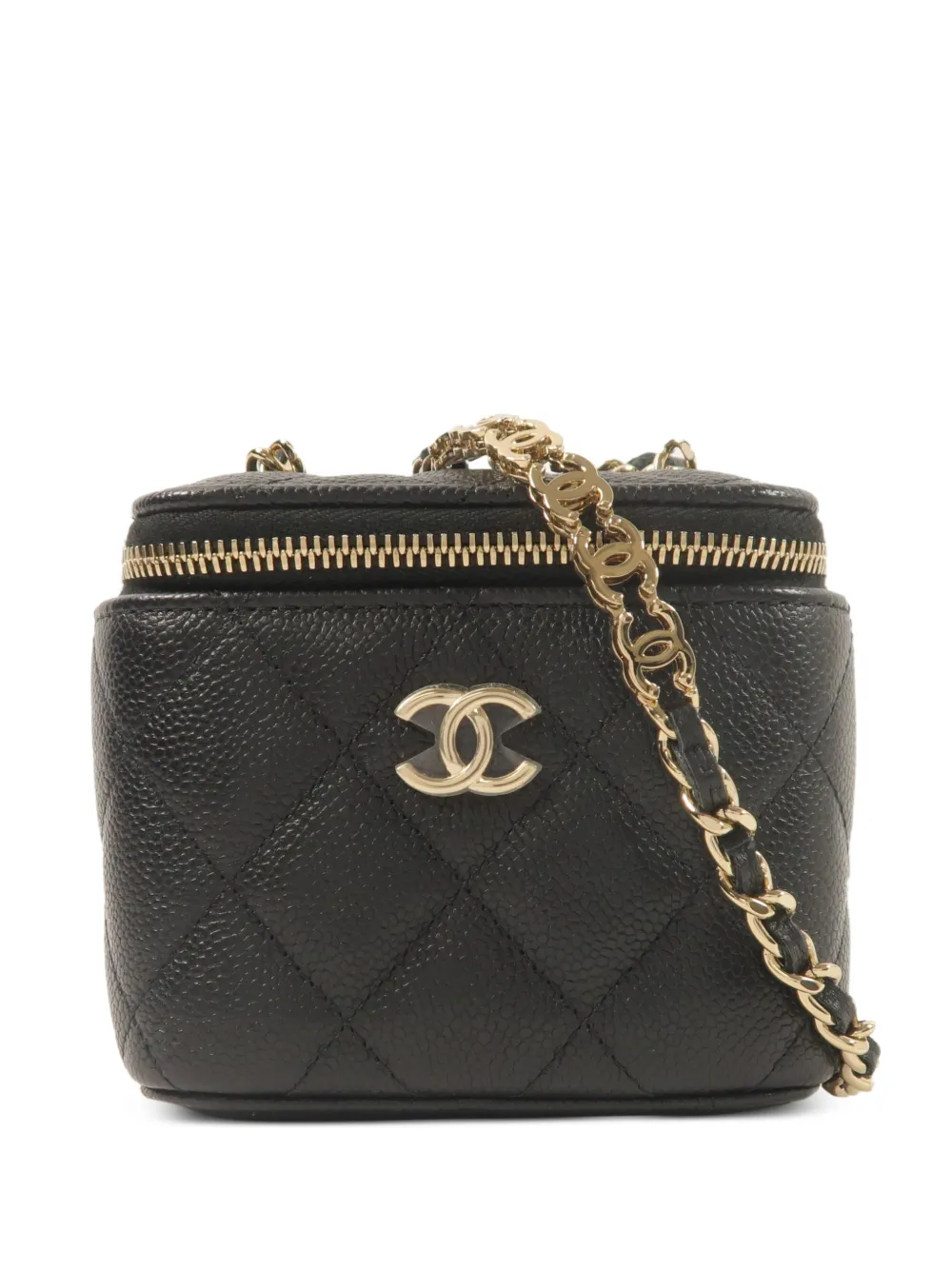 CHANEL Pre-Owned Vanity iterlocking-CC shoulder bag - Nero