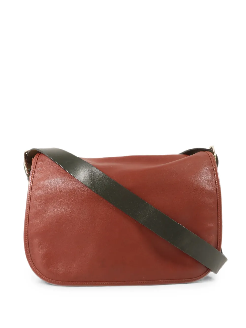 Hermès Pre-Owned Barda 30 Swift leather shoulder bag - Rosso