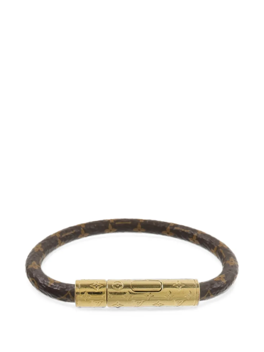 Louis Vuitton Pre-Owned Bracciale Confidential Monogram - Oro