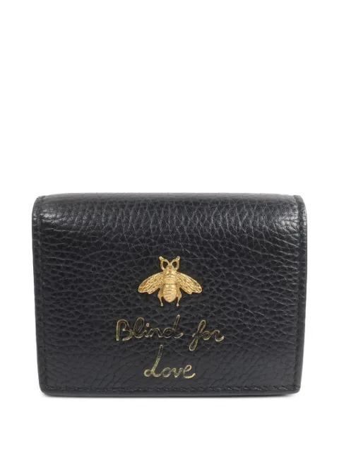 Gucci Pre-Owned Animalier bee-motif wallet
