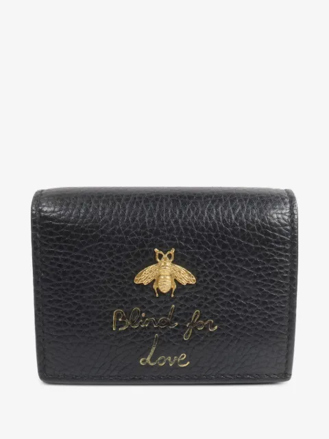 Gucci Pre-Owned Animalier bee-motif wallet