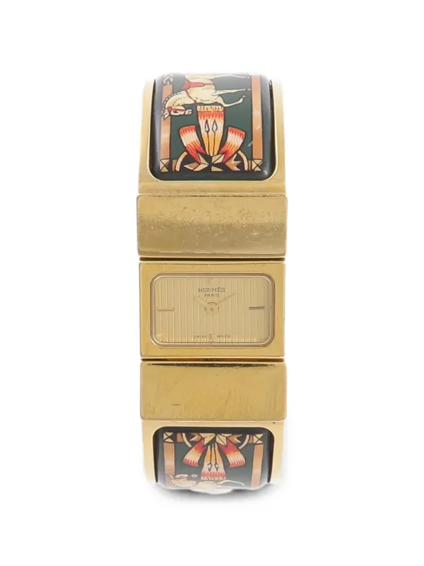 Hermès Pre-owned Loquet 19mm Watch in Gold