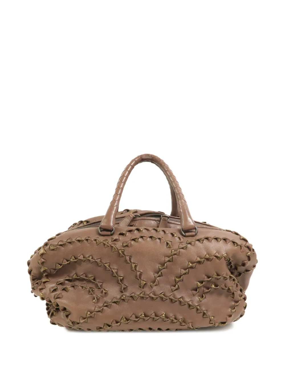 Bottega Veneta Pre-Owned san Marco woven leather tote bag - Rosa