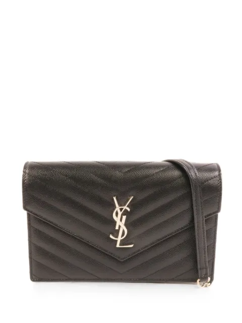 Saint Laurent Pre-Owned Cassandre leather shoulder bag
