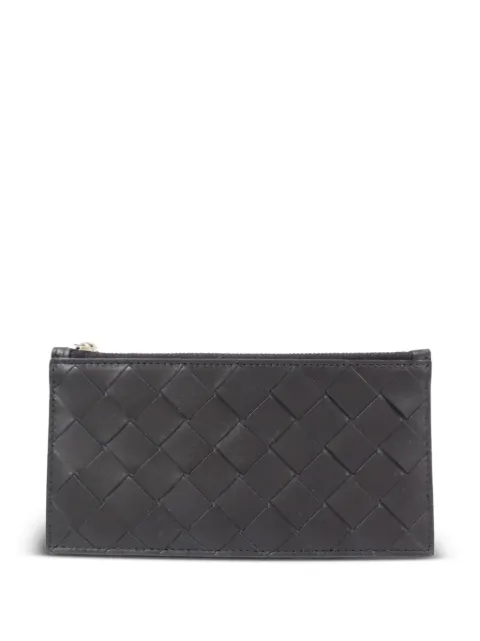 Bottega Veneta Pre-Owned leather zip card case