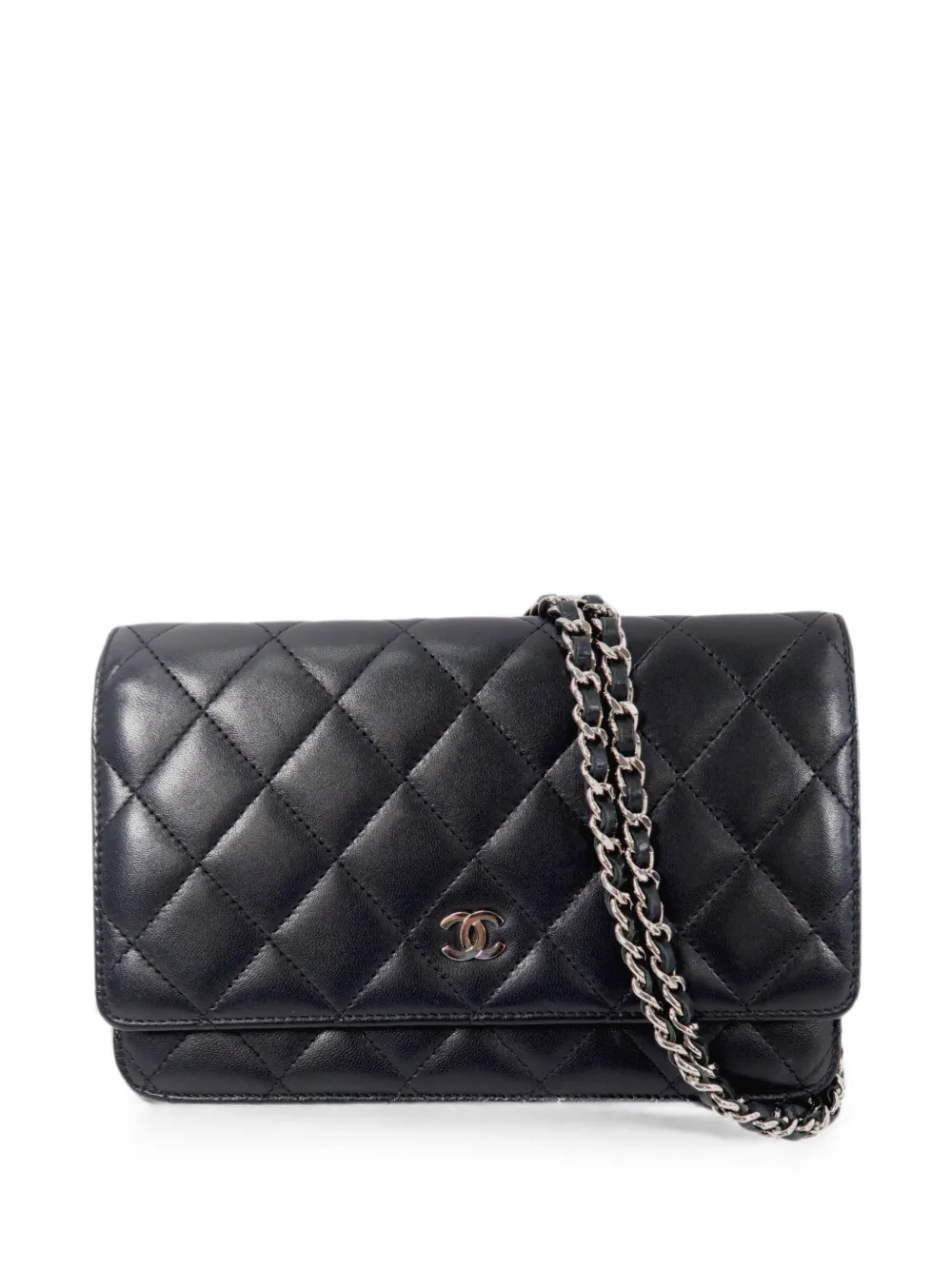 CHANEL Pre-Owned Borsa a spalla con catena - Nero