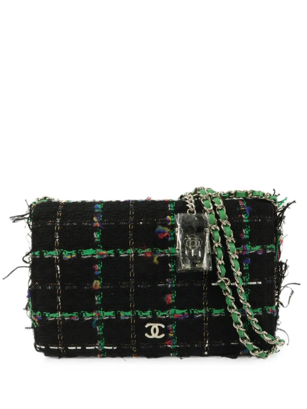 CHANEL Pre-Owned CC robot-charm shoulder bag - Nero