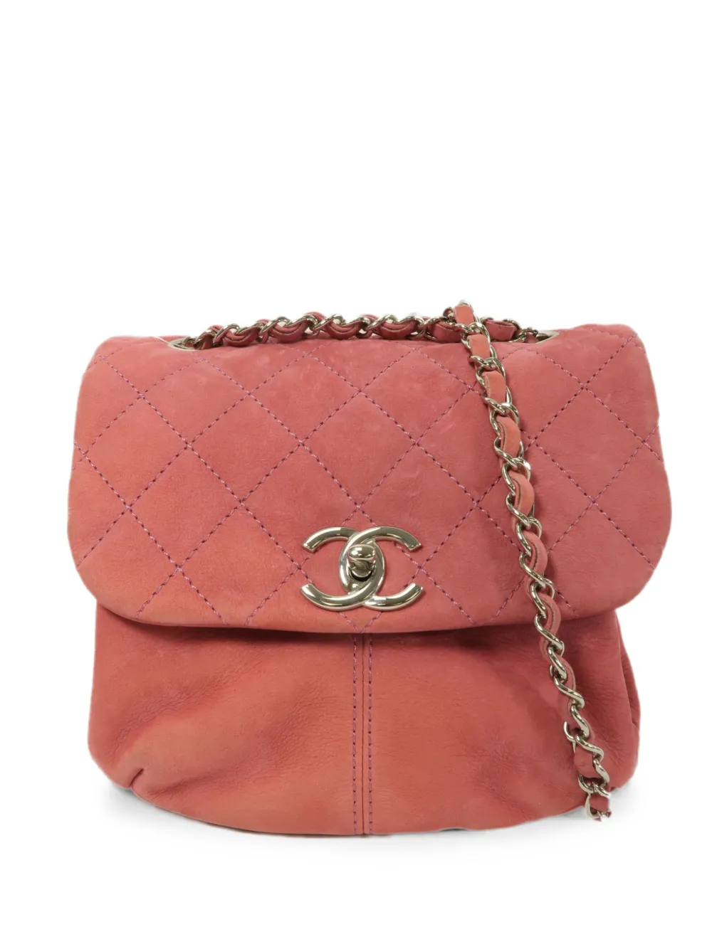 CHANEL Pre-Owned quilted CC turn-lock shoulder bag - Pink