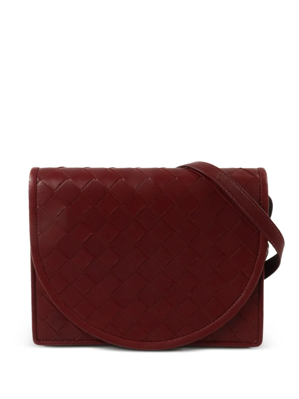 Bottega Veneta Pre-Owned Borsa a spalla Intrecciato - Rosso
